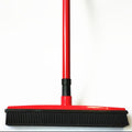 Pet Hair Rubber Carpet Rake Floor Soft Push Broom